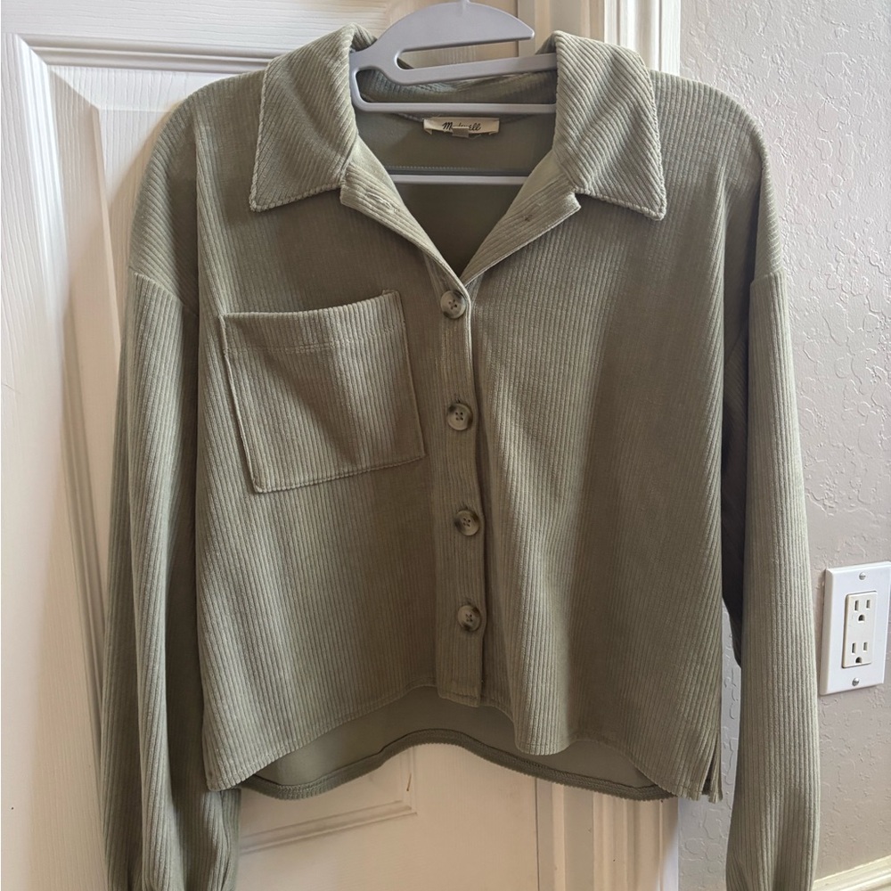 Madewell Button-Up Corduroy Shirt/Jacket